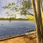 Sharon Turner Cook - Riverside Bench