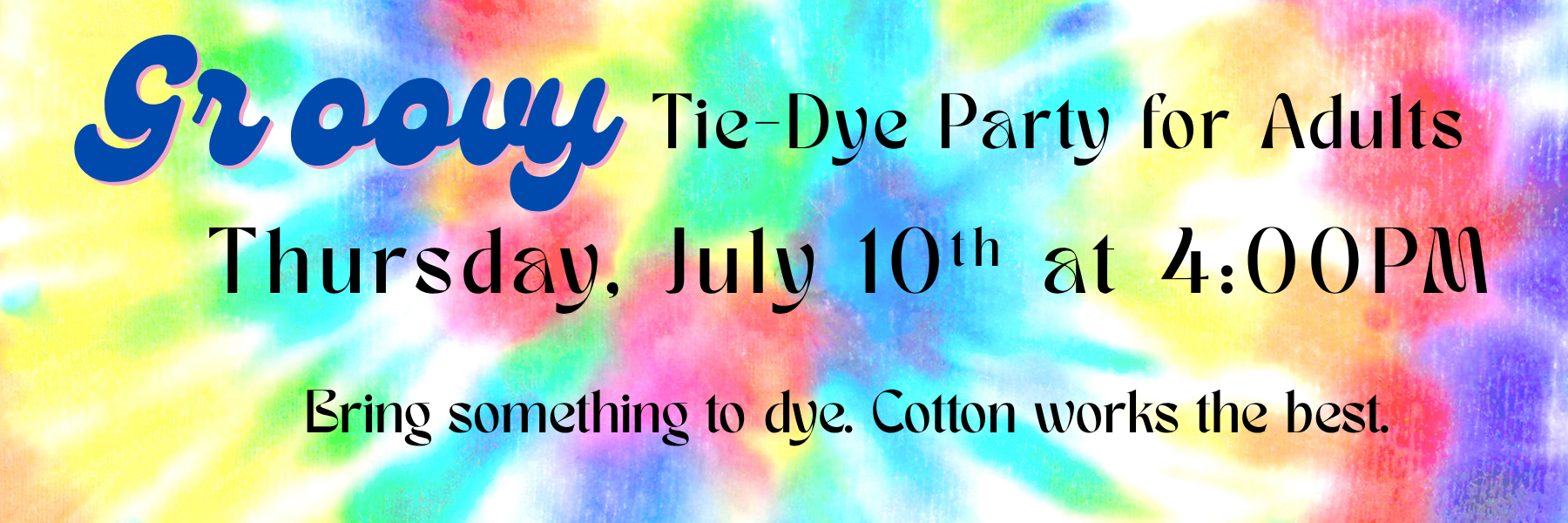 groovy tie-dye